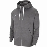 Bluzy męskie - Nike Bluza Sportowa Bawełna Szara Popiel Rozpinana z kapturem XXL - miniaturka - grafika 1