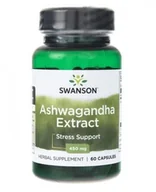 Suplementy naturalne - Ashwagandha Ekstrakt 450 mg 60kaps (Swanson) - miniaturka - grafika 1