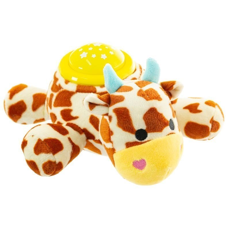 PLUSZOWA DLA DZIECI ZABAWKA PROJEKTOR KROWA