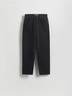 Spodnie damskie - Reserved - Jeansy mom fit - czarny - miniaturka - grafika 1