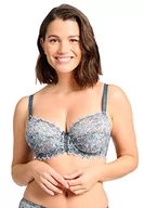 Biustonosze - Sans Complexe Klasyczny biustonosz z fiszbinami, Orion Blue Grafika, 75C - miniaturka - grafika 1