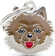 Odblaski i adresówki - Zawieszka Adresówka Identyfikator z grawerem dla psa Pomeranian - miniaturka - grafika 1