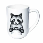 Kubki - Kubek szop i leniwiec– idealny zestaw do parzenia herbaty, piekny prezent dla mamy, taty, babci, dziadka, niej i niego, teściowej 400ml - miniaturka - grafika 1