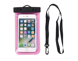 Milabella Wodoodporne etui na telefon Xiaomi Redmi 4X Wodoodporne etui na telefon Xiaomi Redmi 4X IPX8 Wodoodporne do 100 stóp głębokie pod wodą Xiaomi Redmi 4X etui z suchą torbą na sznurek (różowy) - Etui i futerały do telefonów - miniaturka - grafika 1