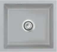 Zlewozmywaki - Zlewozmywak ceramiczny SYSTEMCERAM Mera 42 U Titan Korek automatyczny 5301 02 - miniaturka - grafika 1