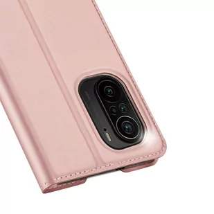 Dux Ducis Skin Pro kabura etui pokrowiec z klapką Xiaomi Redmi K40 Pro+ / K40 Pro / K40 / Poco F3 różowy - Etui i futerały do telefonów - miniaturka - grafika 3