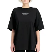 Koszulki sportowe męskie - Koszulka męska Alpha Industries Logo Backprint 15606203 - czarna - miniaturka - grafika 1