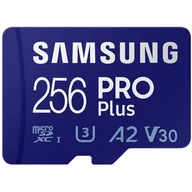Karty pamięci - Samsung Karta PRO Plus 2021 MicroSDXC 256 GB Class 10 UHS-I/U3 A2 V30 MB-MD256KA/EU MB-MD256KA/EU - miniaturka - grafika 1