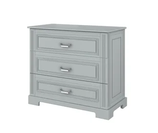 Komoda szara Ines Neutral Grey (3szuflady) - Komody dla dzieci - miniaturka - grafika 1