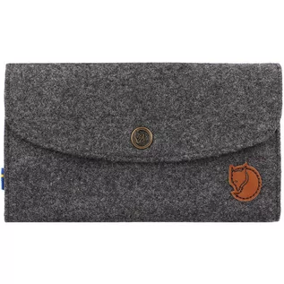 Portfele - Fjällräven Fjällräven Norrvage Travel Wallet Portfel 19 cm grey 23336-020 - grafika 1