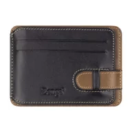 Portfele - Etui skórzane w kolorze czarnym card holder EM 37 - EM Men's Accessories - miniaturka - grafika 1