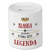 Skarbonki - Skarbonka Dla Blanki na Urodziny na Prezent z Nadrukiem ze Zdjęciem - miniaturka - grafika 1