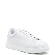 Trampki męskie - Emporio Armani Trampki | z dodatkiem skóry - miniaturka - grafika 1