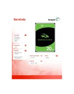 Dyski HDD - seagate BarraCuda 20TB 3.5 cala ST20000DM001 - miniaturka - grafika 1