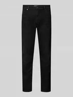 Spodnie męskie - Jeansy o kroju slim fit z 5 kieszeniami - miniaturka - grafika 1