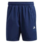 Spodenki damskie - adidas Męskie szorty Tr-Es Wv SHO, Dark Blue, IC6977, XS9 - miniaturka - grafika 1