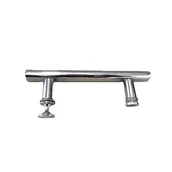 Zawiasy, okucia i inne akcesoria - Chromowana klamka do kabiny prysznicowej Rozstaw otworów: 145 mm Długość: 215 mm Pasuje do kabin prysznicowych - miniaturka - grafika 1