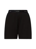 Spodenki damskie - Calvin Klein Szorty Kobiety Bawełna czarny jednolity, S - miniaturka - grafika 1