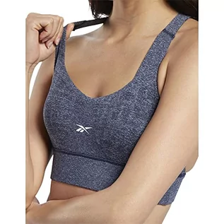 Biustonosze - Reebok Damski biustonosz Ubf Myoknit Bra niebieski niebieski (Vecnav) m FU2131 - grafika 1