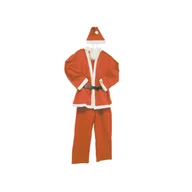 Ozdoby bożonarodzeniowe - Strój Świętego Mikołaja nogawka 102 cm - miniaturka - grafika 1