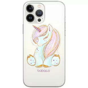 Etui Babaco dedykowane do Iphone 11 PRO MAX, wzór: Unicorn 002 Etui częściowo przeźroczyste, oryginalne i oficjalnie licencjonowane - Etui i futerały do telefonów - miniaturka - grafika 1