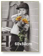 Ramki na zdjęcia - Rama aluminiowa do plakatu 60x80cm, złota anoda / ARTVIC - miniaturka - grafika 1