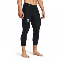 Spodnie męskie - Męskie legginsy treningowe 3/4 Under Armour Curry Brand - czarne - miniaturka - grafika 1