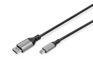 Kabel adapter PREMIUM miniDisplayPort - DisplayPor t DB-340106-010-S - Adaptery i przejściówki - miniaturka - grafika 1
