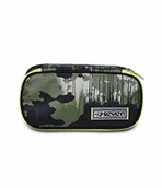 Piórniki - Seven Długopis szkolny ROUND PLUS BIG - GREENISH WILD - piórnik Monozip z wewnętrznym organizatorem, elastycznymi pętelkami - 100% materiał ekologiczny, Zielony wojskowy, Taglia Unica, Klasyczny - miniaturka - grafika 1