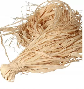 RAFIA NATURALNA DEKORACYJNA 50G - Sztuczne kwiaty - miniaturka - grafika 1