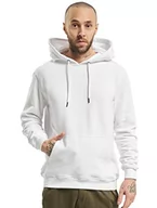 Bluzy męskie - Urban Classics Męska bluza z kapturem Basic Sweat Hoody, biały, M - miniaturka - grafika 1