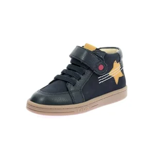 Kickers Tackstari, Botki chłopięce, Gwiazda granatowa, 26 EU - Botki damskie - miniaturka - grafika 1