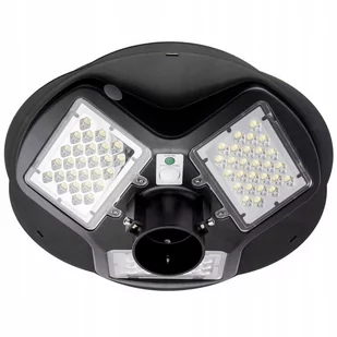 Lampa uliczna latarnia solarna LED 150W IP65 mikrofalowy czujnik ruchu + Pilot - Lampy ogrodowe - miniaturka - grafika 1
