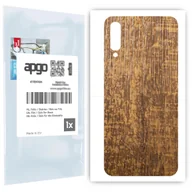 Szkła hartowane na telefon - Folia naklejka skórka strukturalna na TYŁ do Samsung Galaxy A70 -  Drewno Dąb Stary - apgo SKINS - miniaturka - grafika 1