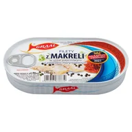 Konserwy i dania rybne - Graal Filet Z Makreli W Sosie Pieprzowym Z Pieprzem Marynowanym - 170G - miniaturka - grafika 1