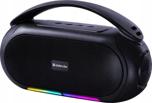 Głośnik Defender BEATBOX 12 Bluetooth 12W MP3/FM/SD/USB/LED czarny - Głośniki przenośne - miniaturka - grafika 1