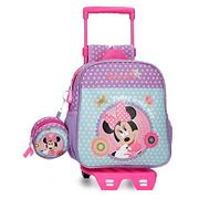 Plecaki - Disney Minnie Today is my Day Mały plecak z fioletowym wózkiem 21x25x10 cms Poliester 5.25L, Fioletowy, Talla única, Mały plecak z wózkiem - miniaturka - grafika 1
