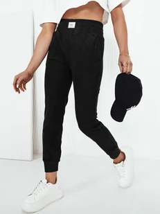 Spodnie damskie dresowe MORSI czarne Dstreet UY2038-L/XL - Spodnie damskie - miniaturka - grafika 1