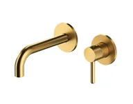 Baterie umywalkowe - Bateria umywalkowa podtynkowa Omnires Y złoty szczotkowany Y1215HROGLB - miniaturka - grafika 1