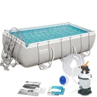 Baseny ogrodowe - Basen ogrodowy, stelażowy, bestway, 11w1, 412x201x122 cm Bestway - miniaturka - grafika 1