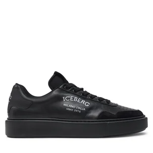 Sneakersy Iceberg Bozema IU1723 Czarny - Sneakersy męskie - miniaturka - grafika 1