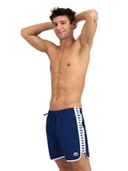 Kąpielówki męskie - Arena Szorty kąpielowe w kolorze granatowym - miniaturka - grafika 1