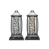 Lampiony i znicze - Znicz szklany Lampion ażur GRM 29,5 cm mix - miniaturka - grafika 1