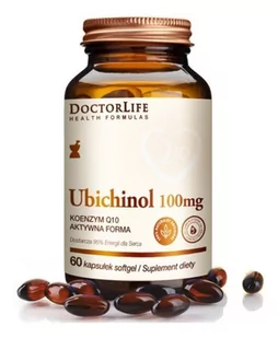 DOCTOR LIFE DOCTOR LIFE Ubichinol 100 mg 60 kaps - Serce i układ krążenia DOCTOR LIFE DOCTOR LIFE Ubichinol 100 mg 60 kaps - Serce i układ krążenia - miniaturka - grafika 1