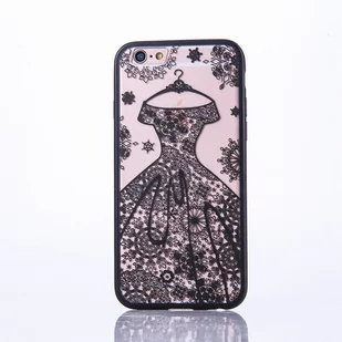 Etui na telefon komórkowy Mandala dla Samsung Galaxy S6 Edge Design Etui ochronne Pokrowiec z motywem Sukienka Pokrowiec Torba Bumper Czarny - Etui i futerały do telefonów - miniaturka - grafika 1