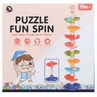 Zabawki sensoryczne - Edukacyjna Kolorowa Wieża z Kuleczkami dla Rozwoju Dziecka +18 miesięcy - miniaturka - grafika 1