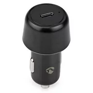 Ładowarki do telefonów - Zasilacz samochodowy Nedis USB-C, 45W (CCPD45W050BK) Czarny - miniaturka - grafika 1