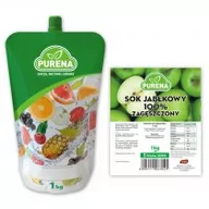 Soki i napoje niegazowane - Purena Koncentrat soku jabłkowego 100% zagęszczony na 5l 1 kg - miniaturka - grafika 1
