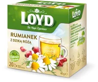 Herbata - Herbatki LOYD Rumianek z dziką różą  20 torebek  piramidki - miniaturka - grafika 1