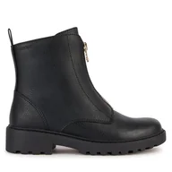 Buty dla dziewczynek - Botki Geox J Casey Girl J3620E 000BU C9999 D Czarny - miniaturka - grafika 1
